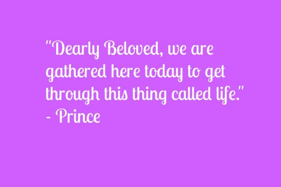 Week #10 - Mommy Break #10: Paying Homage to the "Purple One"