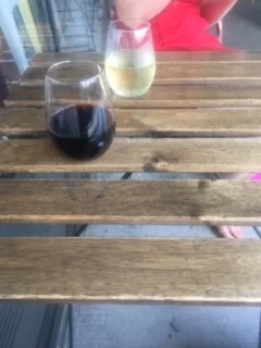 Nothing like a glass of wine on a beautiful summer evening... 