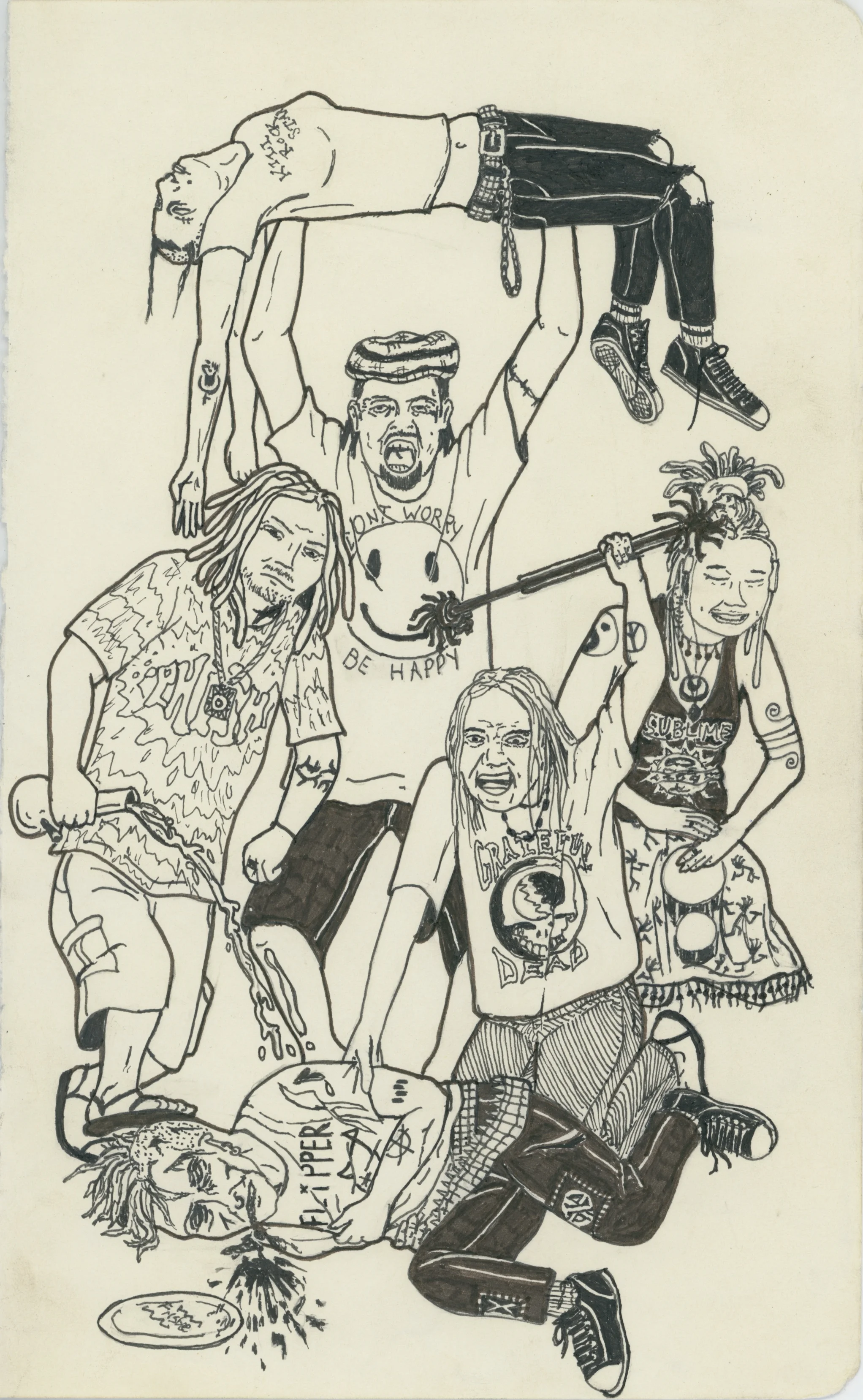 Beatdown in the Drum Circle