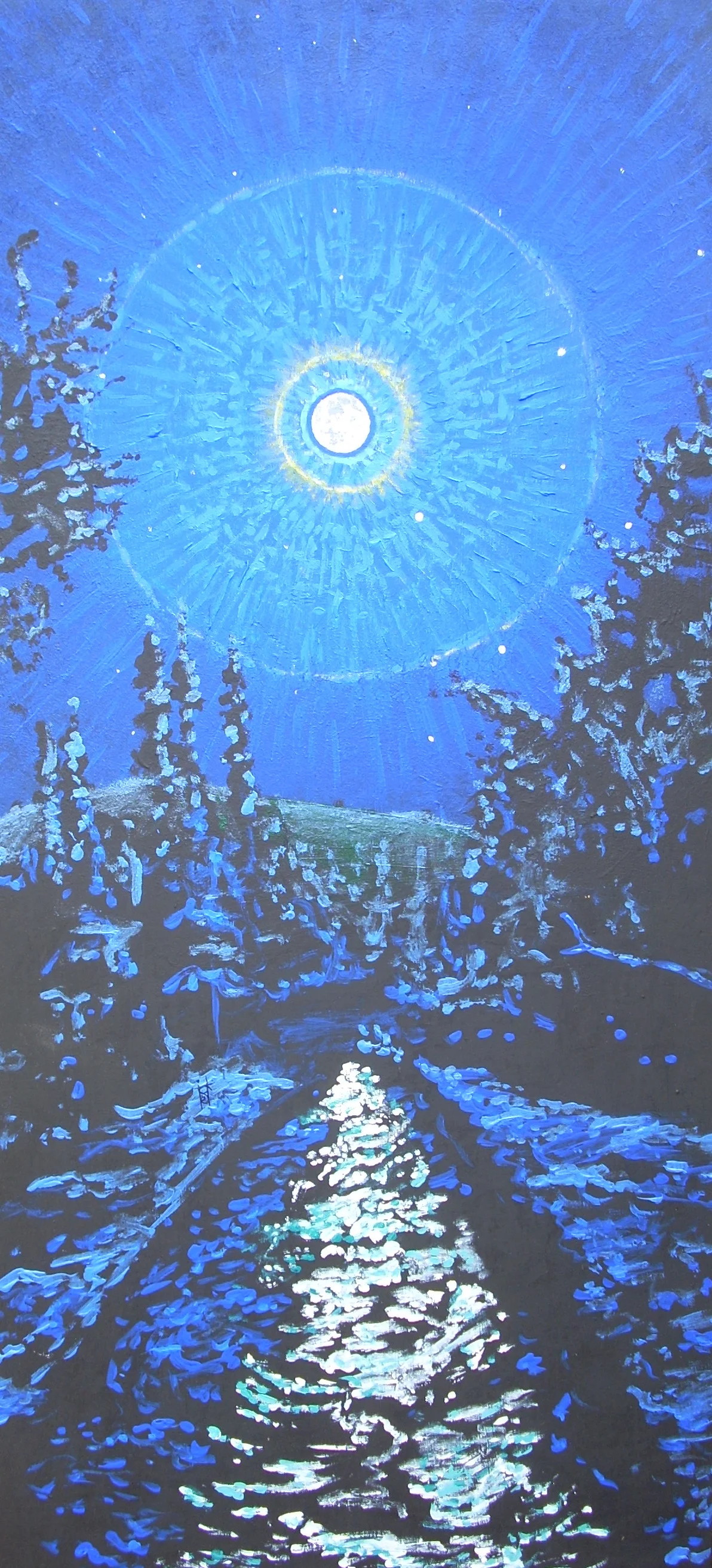 Full Moon on S. Teton, MT