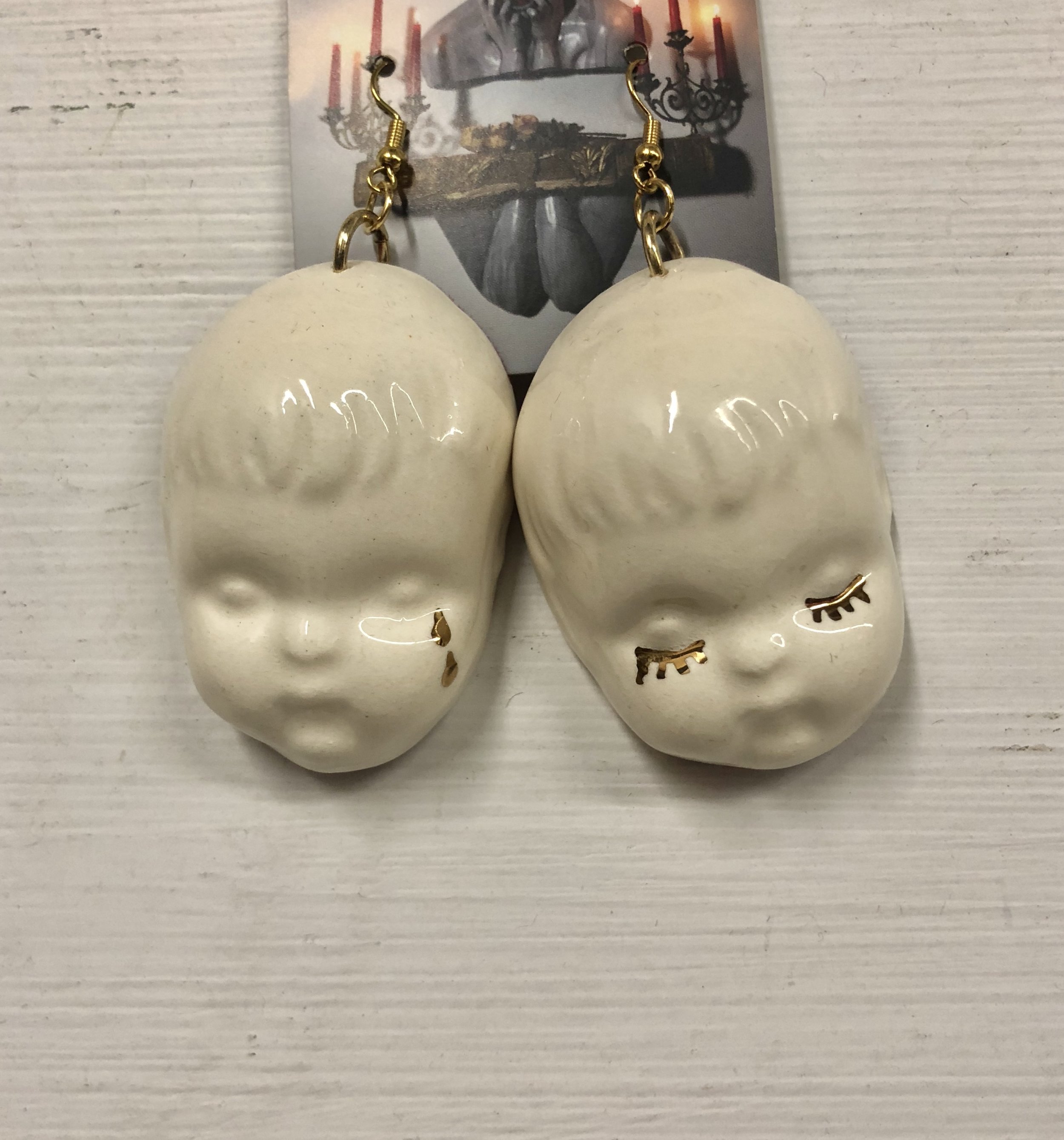 bb head earrings 