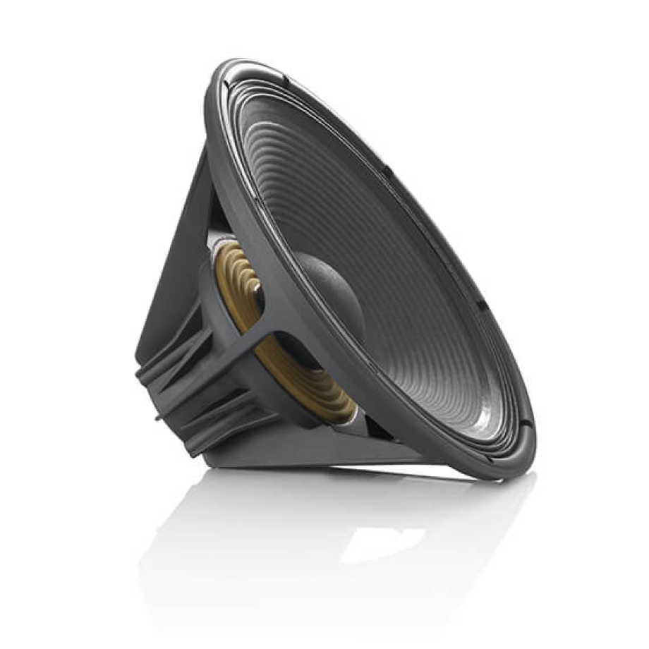 Patented 15-inch (380mm) Dual Differential Drive® woofer in bass-reflex design with dual front-firing tuned ports.