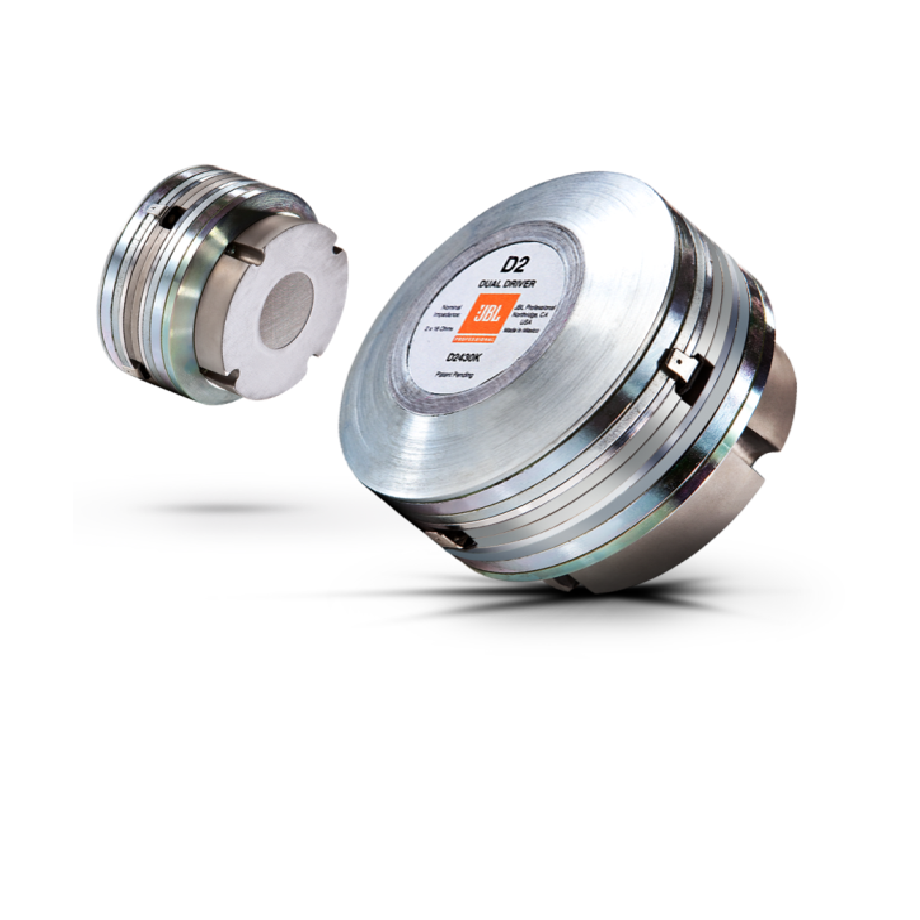 Patented D2430K 3-inch (75mm) dual diaphragm compression driver mated to patented High-Definition Imaging (HDI™) geometry horn.