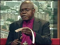 Archbishop makes Zimbabwe protest