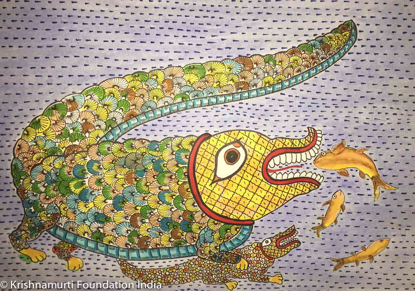 Artwork by Seema, Class VIII, 2016 batch