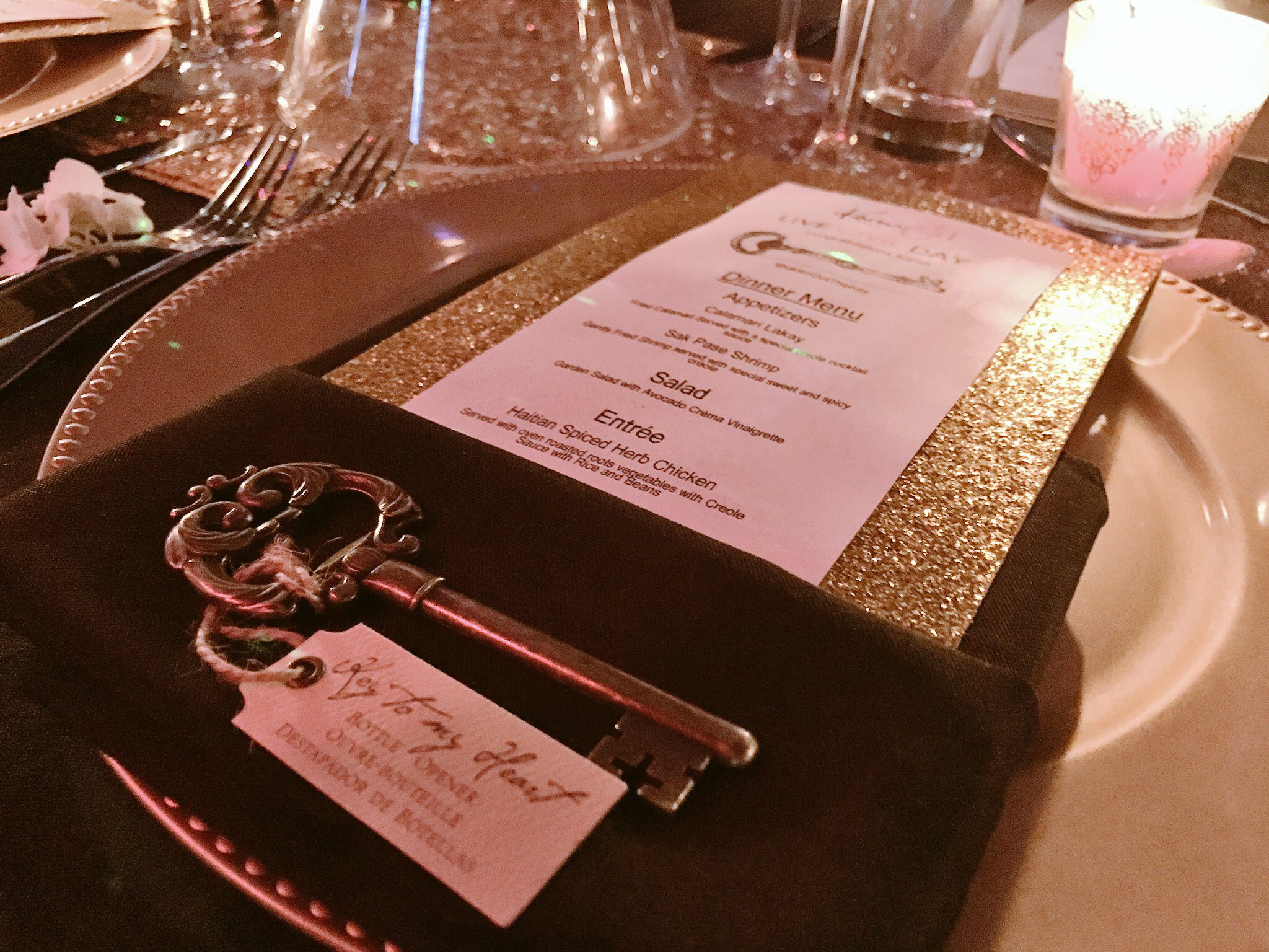 we all got our own keys too!