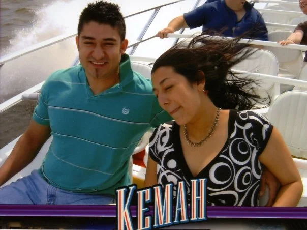 When we first met! Two strangers in Kemah. May 2007