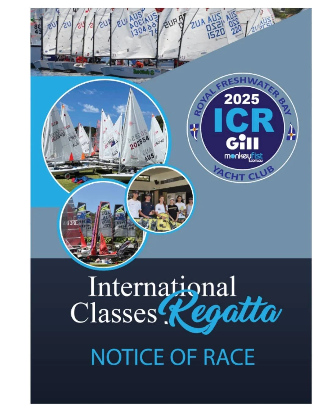 Registration is now open for the 2025 International Classes Regatta (ICR) at RFBYC.
https://rfbyc.asn.au/2025-icr-dinghy-regatta