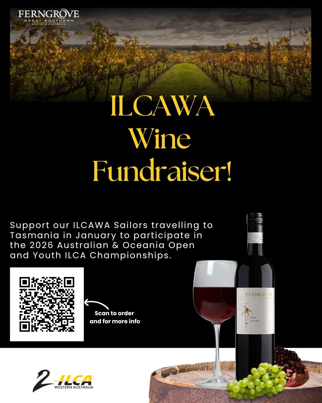 Last week to get orders in for our wine fundraiser!