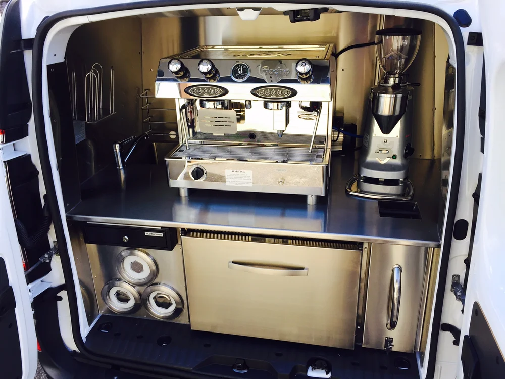 custom coffee van