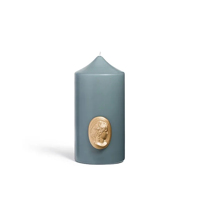 cire trudon pillar candle grey