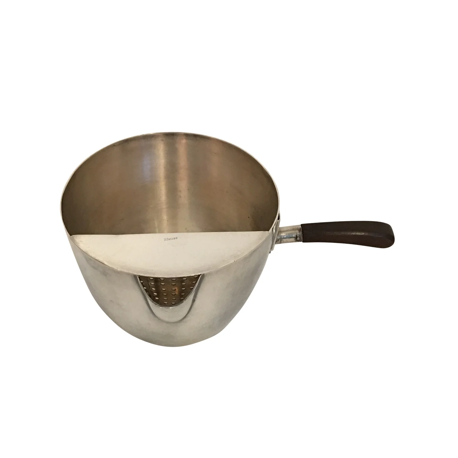 Pouring saucepan from Kirby Beard with removable handle, silver plated circa 1930 England
