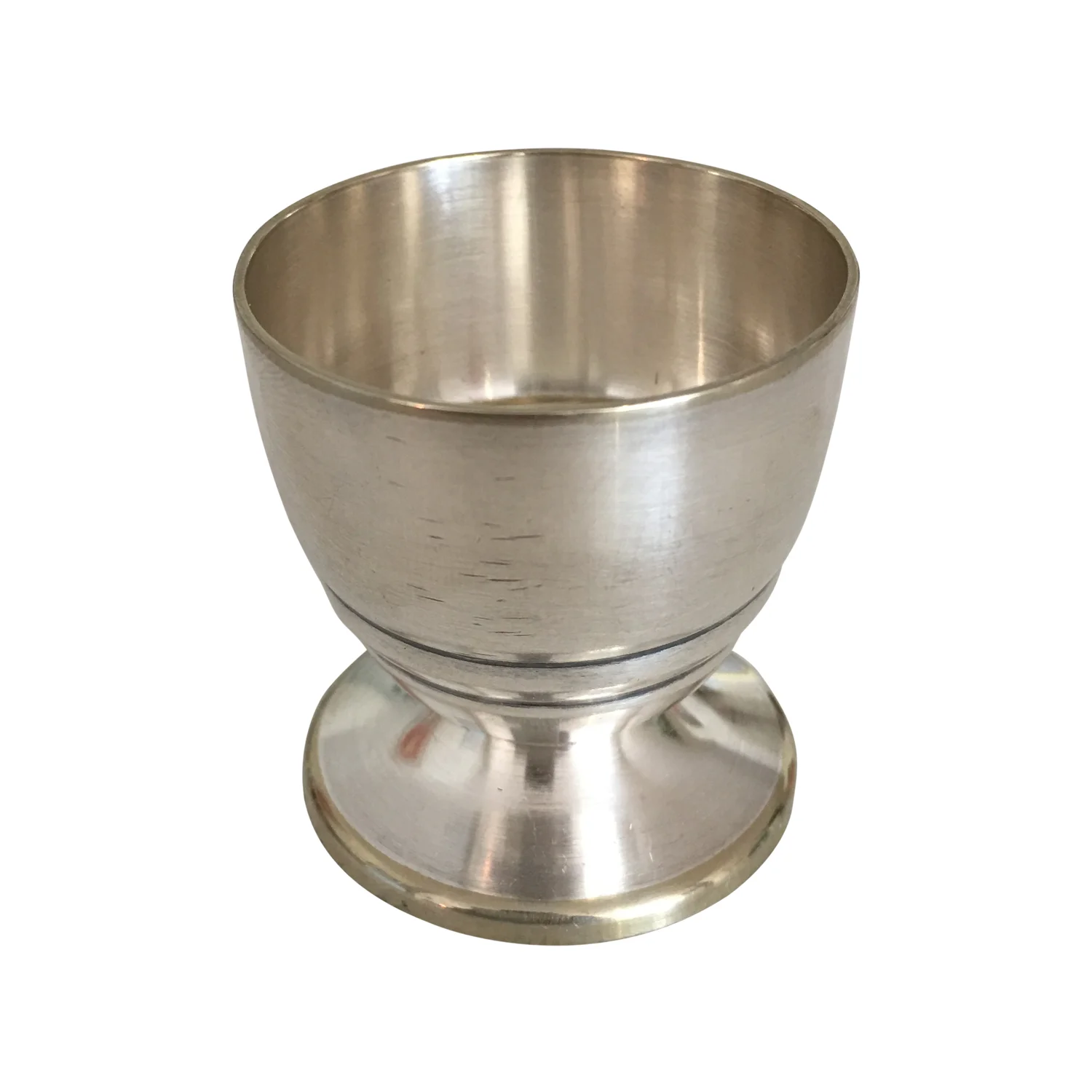 Egg server with two stipes, silver plated France