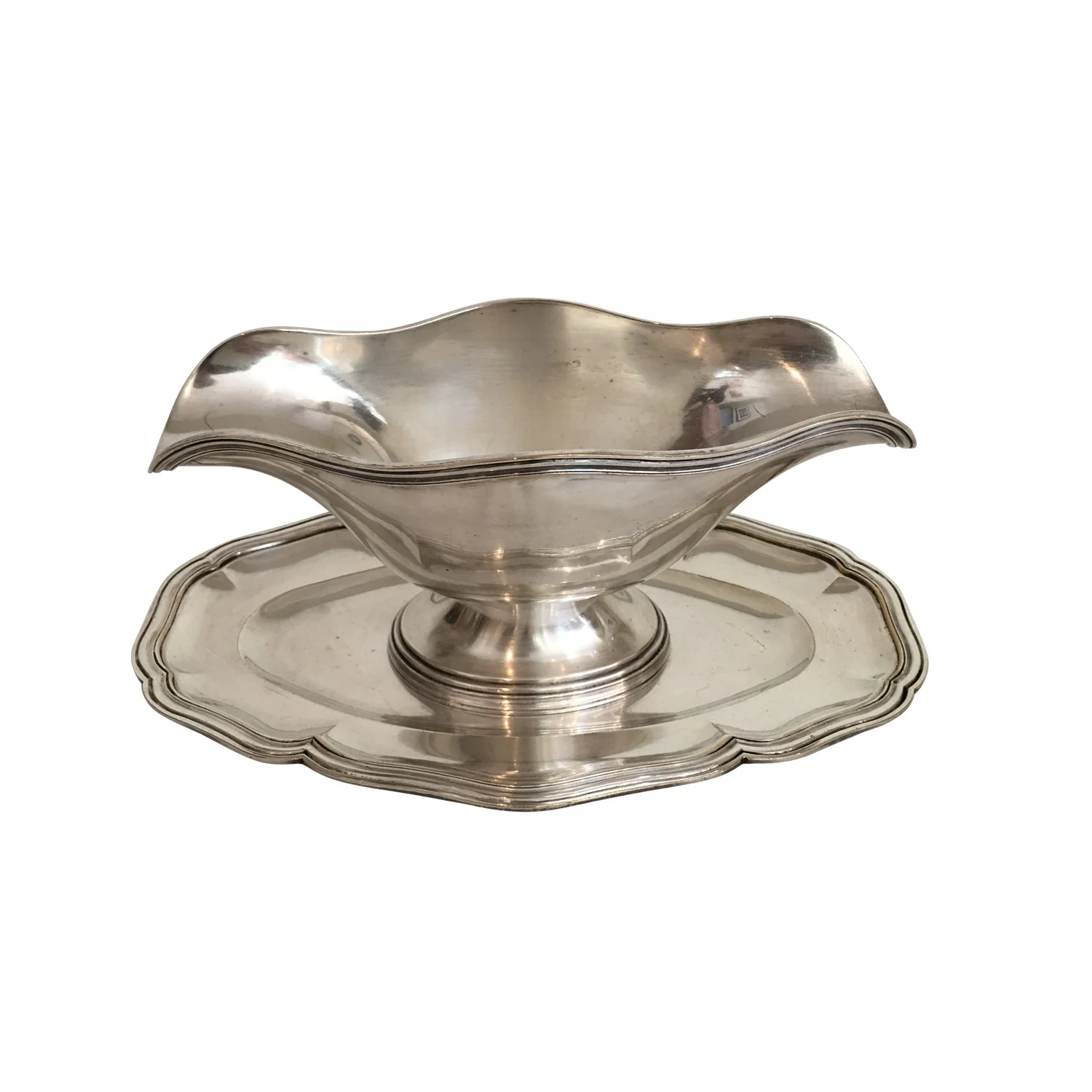 Sauce boat, siver plated circa 1940 France