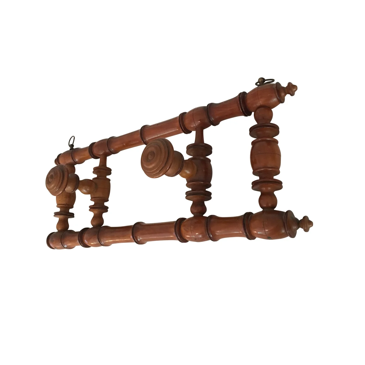 Faux bamboo coat hanger, France circa 1970