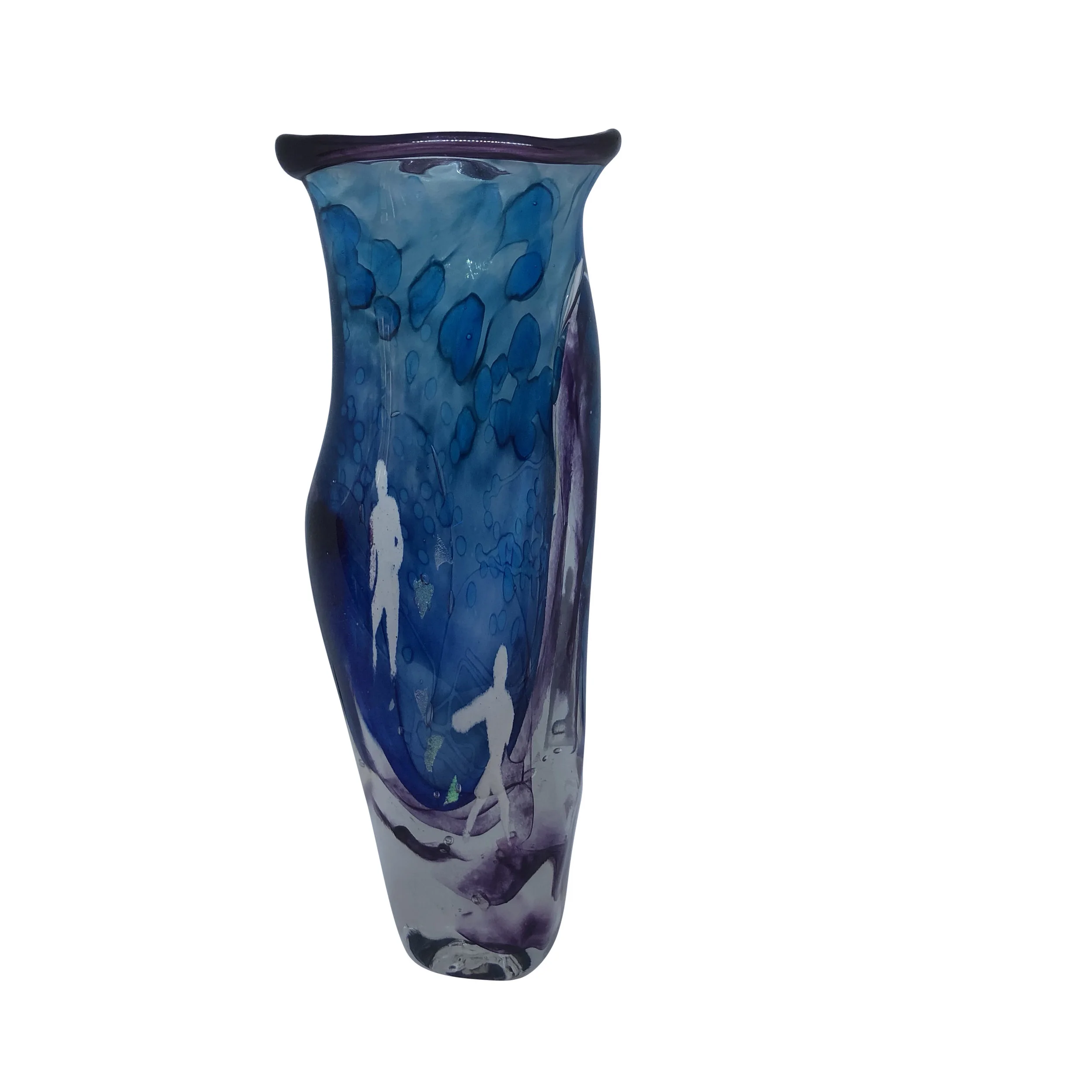 Mid century studio glass vase