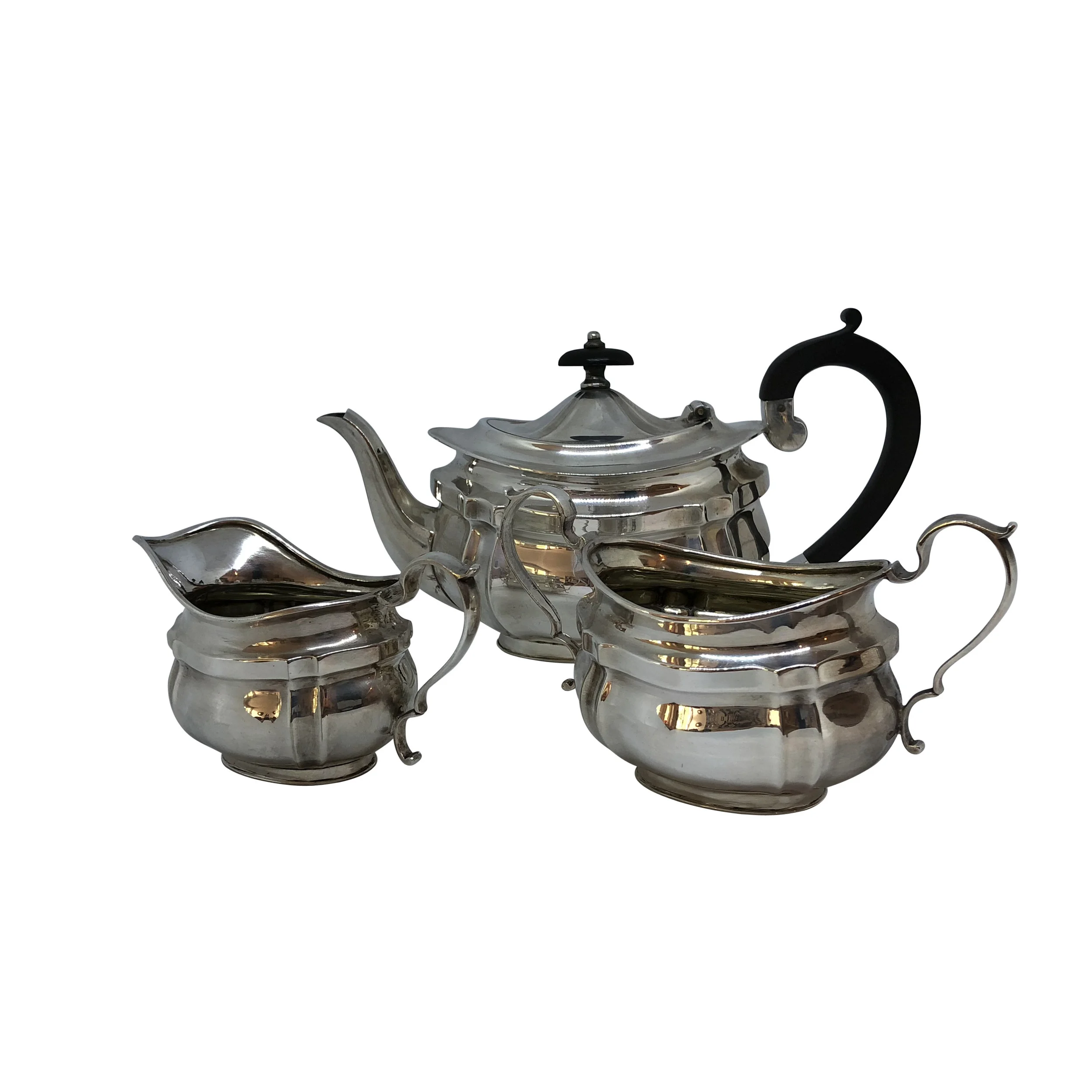 Tea set silver plated