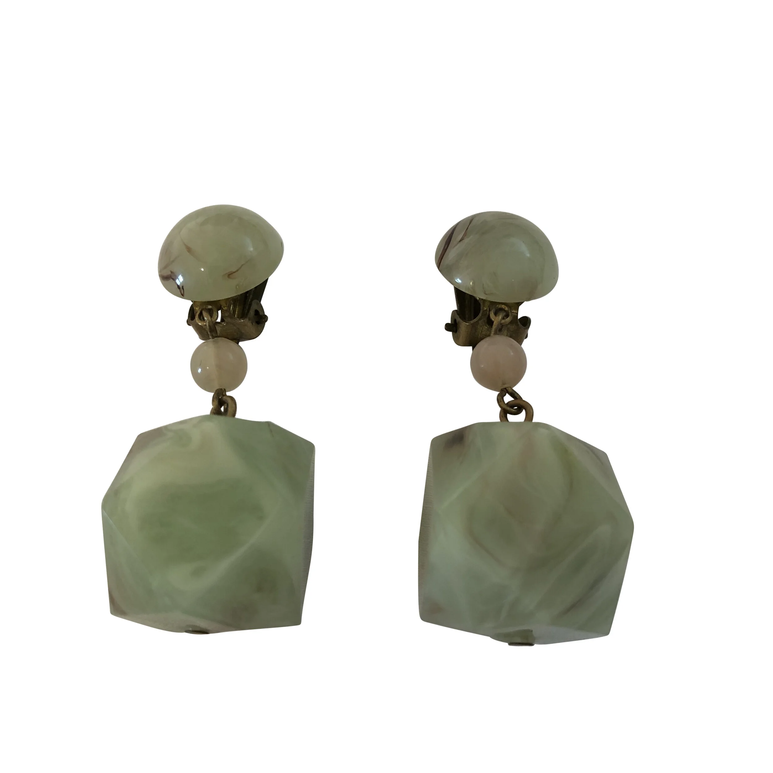 Pair of Hearings green 1940's