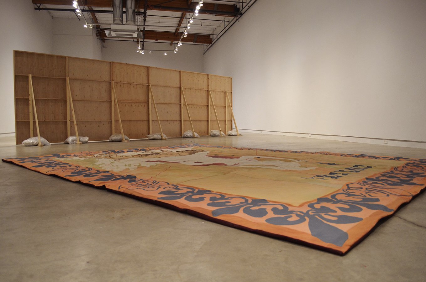 Installation view of "Terra Nullius"