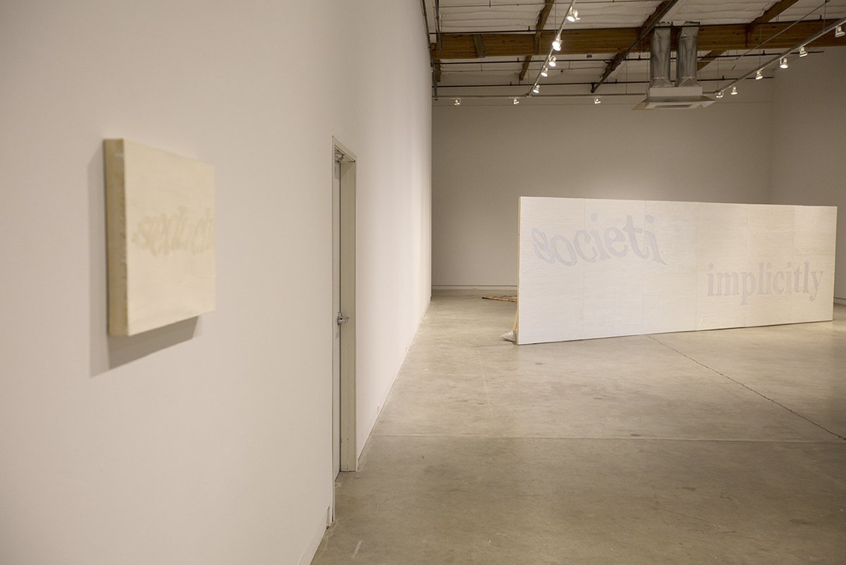 Installation view of "Terra Nullius"