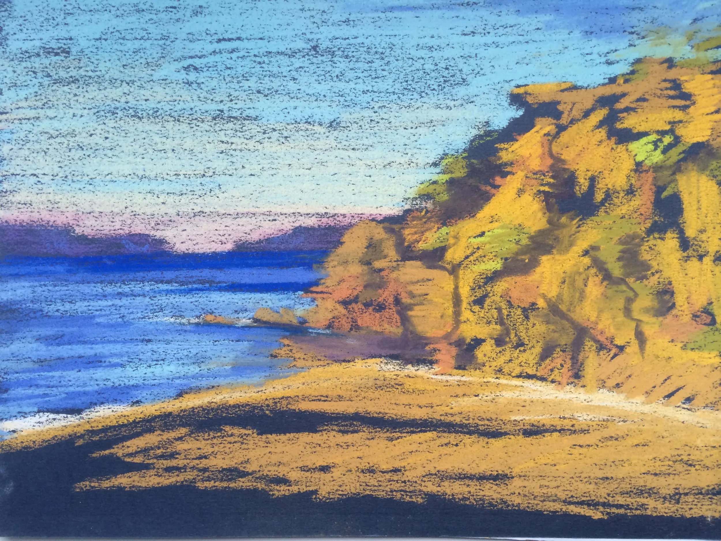 Cavalaire beach early morning