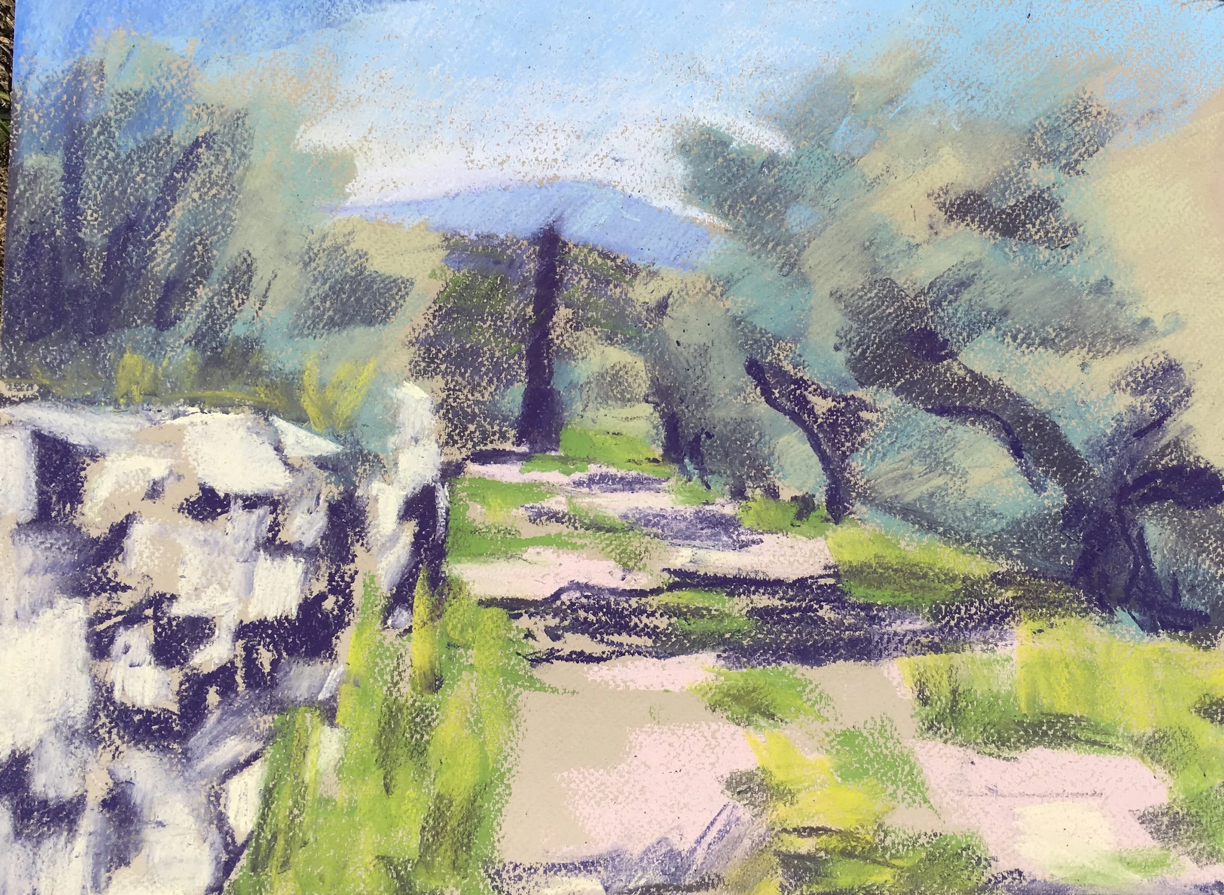 Track above Panicale