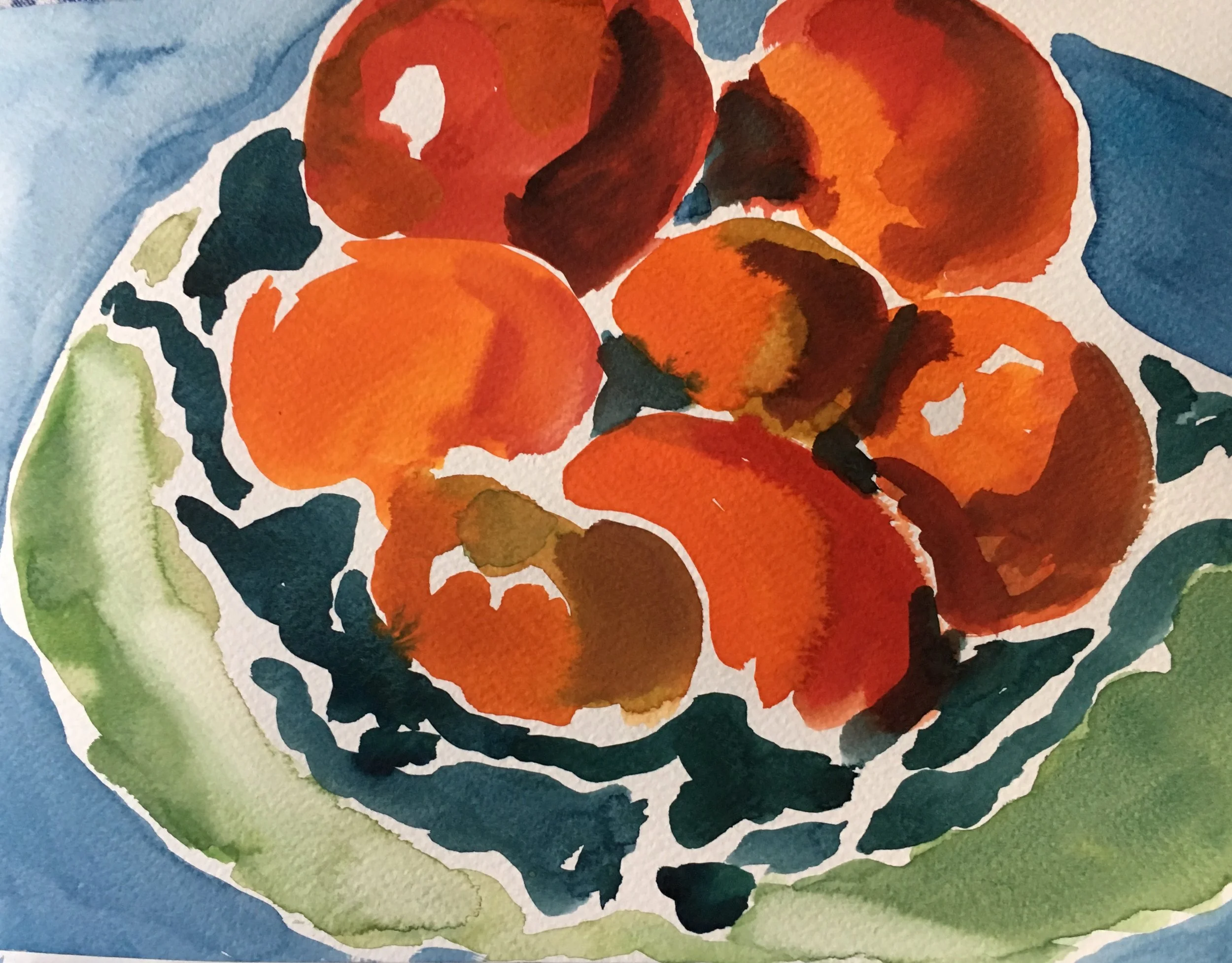 Blood Oranges in a Bowl