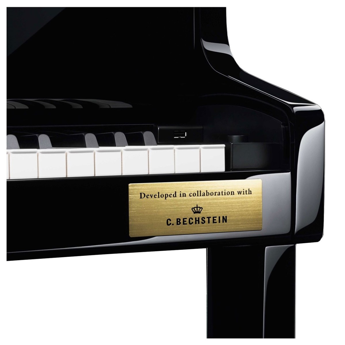 Casio GP-500 Grand Hybrid Piano C. Bechstein plate