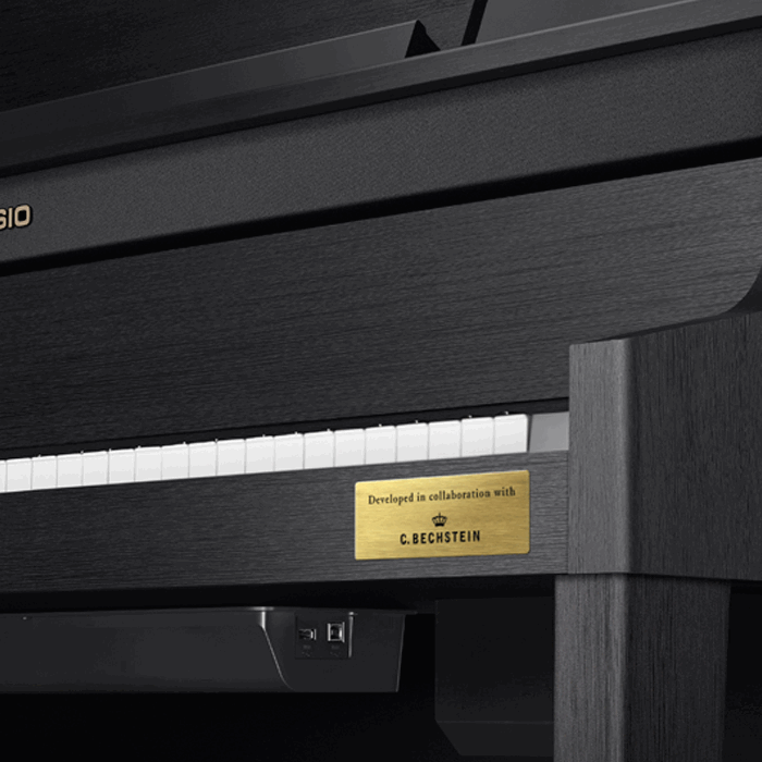 Casio GP-400BK Grand Hybrid piano C. Bechstein plate