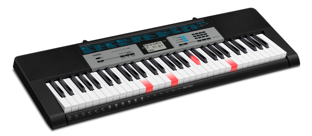 The LK-136 with lighted keys gets you PLAYING straight away.