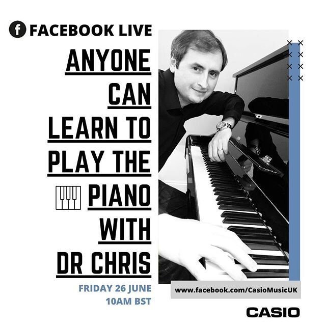 Join us for lesson 10 with Dr Chris Stanbury LIVE on our Facebook page tomorrow at 10AM BST. This week&rsquo;s lesson will cover:
.
.
🎼 Hey Jude - Rounding up and finishing the piece.
.
.
🎼 John Lennon's Imagine - Begin to learn this classic song.
