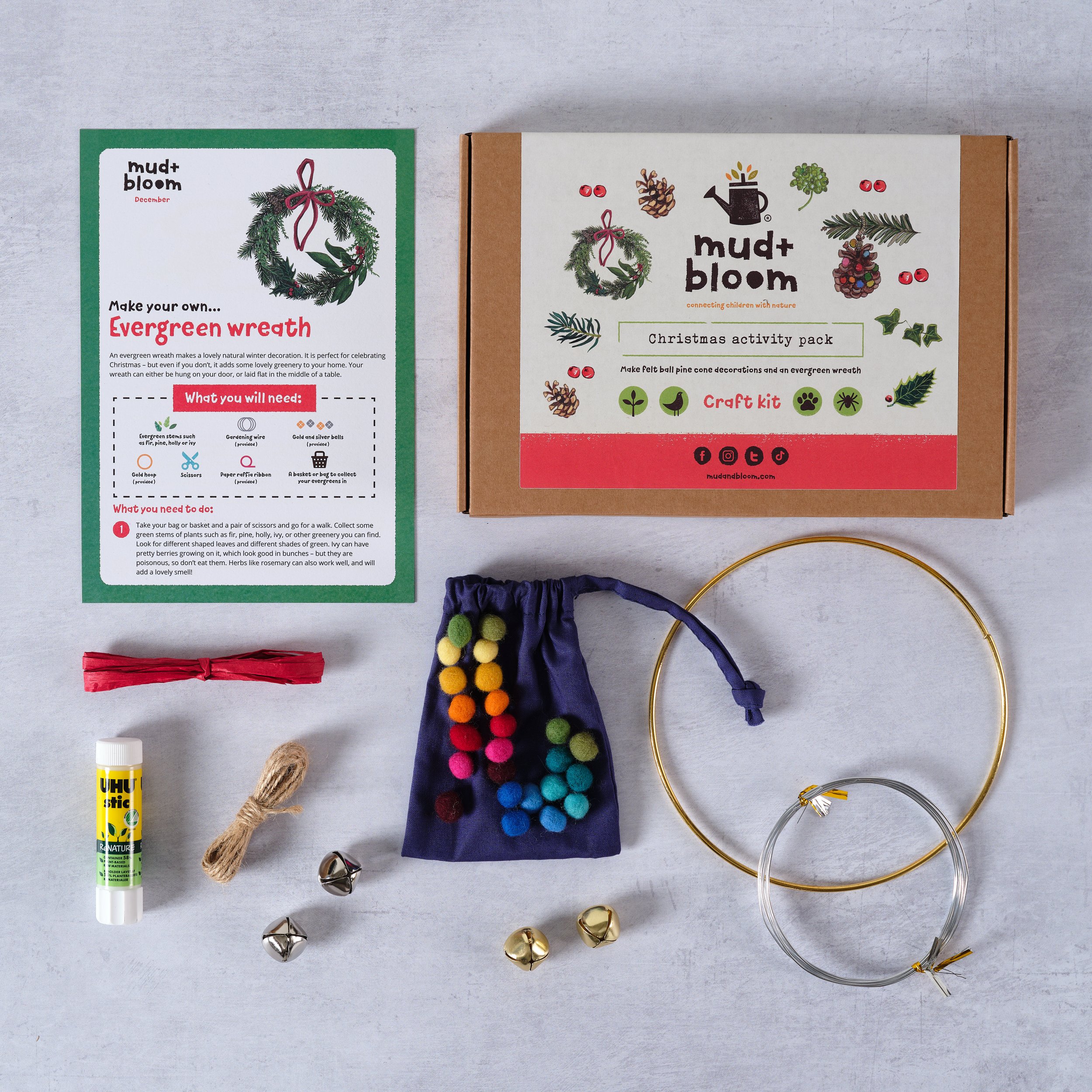 Christmas Craft Kit contents