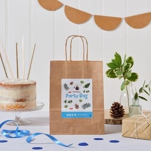 Natureinspired party bags for 38 year olds.
