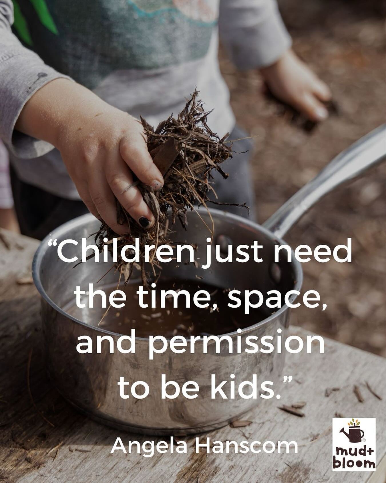 &ldquo;Children just need the time, space, and permission to be kids.&rdquo; Angela Hanscom

#childhoodunplugged #letthekidsplay #playmatters #natureplay #earlyyears #childdevelopment #kidsinnature #outdoorplay #slowparenting #raisingchildren #parent