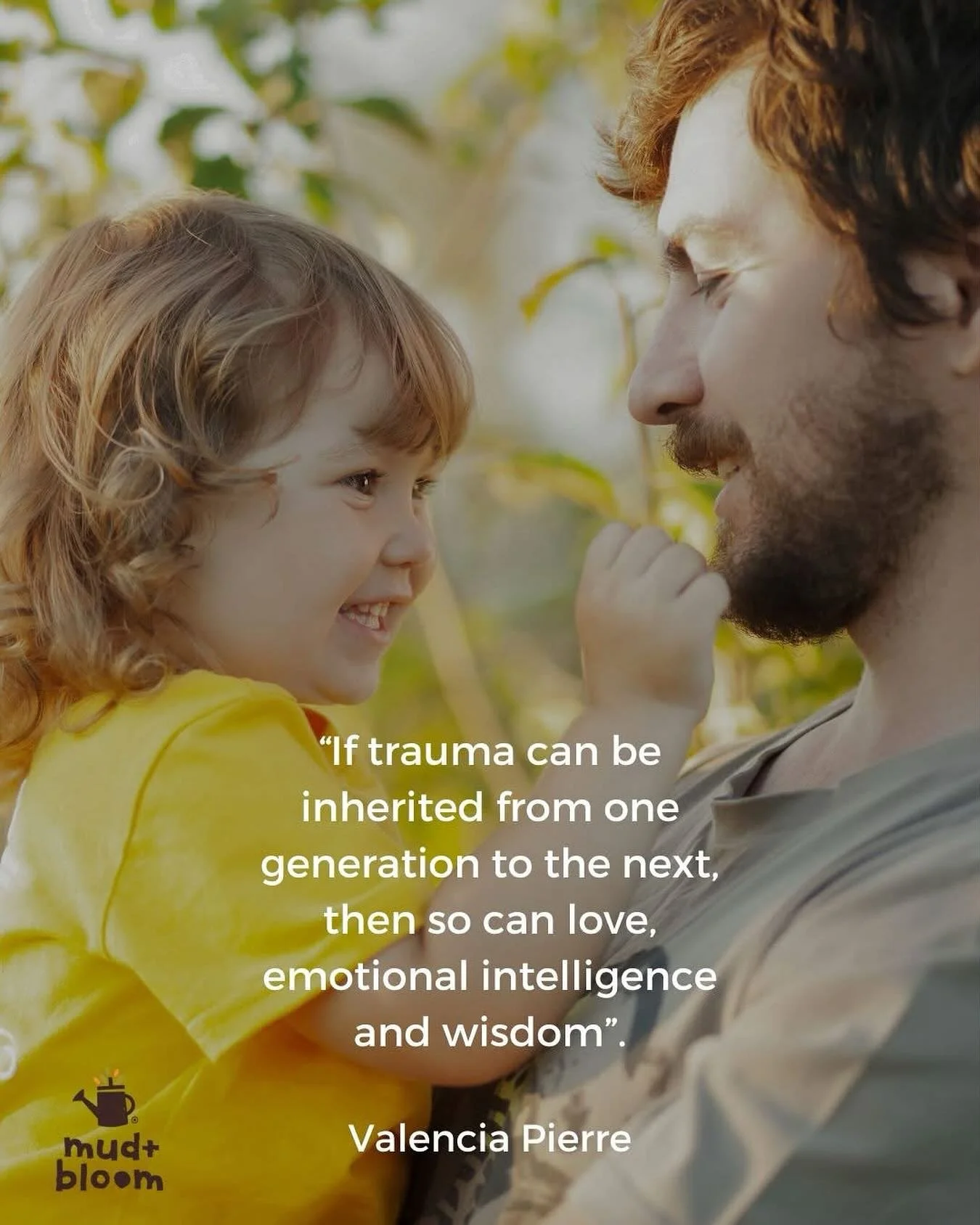 &ldquo;If trauma can be inherited from one generation to the next, then so can love, emotional intelligence and wisdom.&rdquo; Valencia Pierre 🌿

A beautiful reminder that the way we show up for our children matters deeply. Every moment of patience,