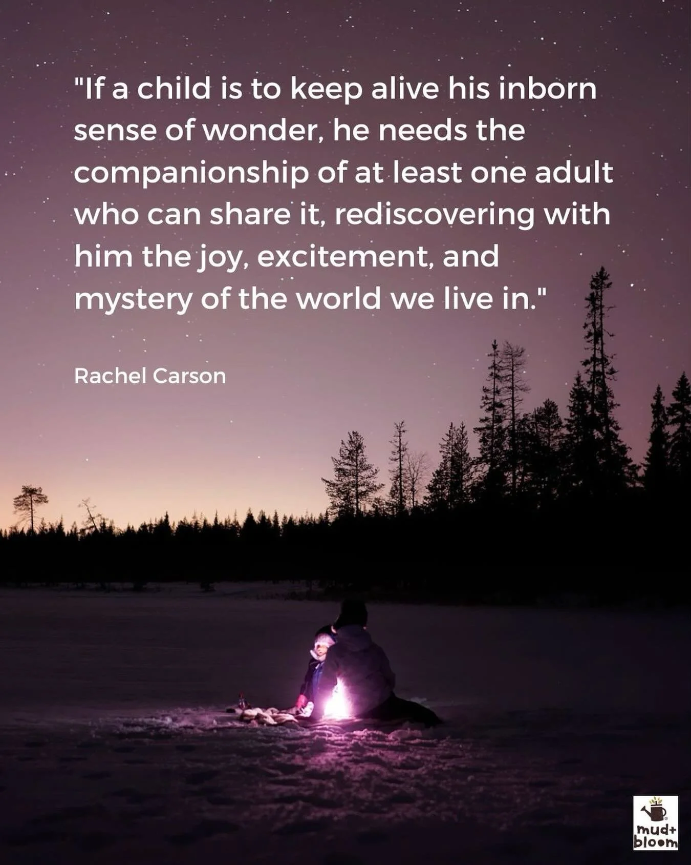 ✨There&rsquo;s something special about pausing with a child and watching the world unfold around you - the sky growing darker, the stars beginning to appear, the quiet of the evening settling in.

Moments like these remind us how deeply children lear