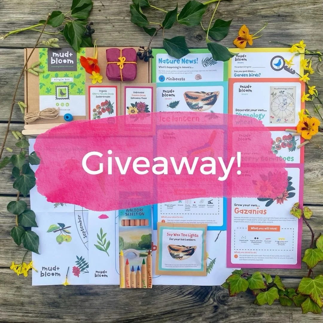 🌿 GIVEAWAY TIME! ❄️✨

Win a January Mud &amp; Bloom nature crafts and gardening box 🌱 

Filled with calm winter activities to help children slow down, notice nature, and enjoy creating and growing together during the quieter months of the year.

Pe