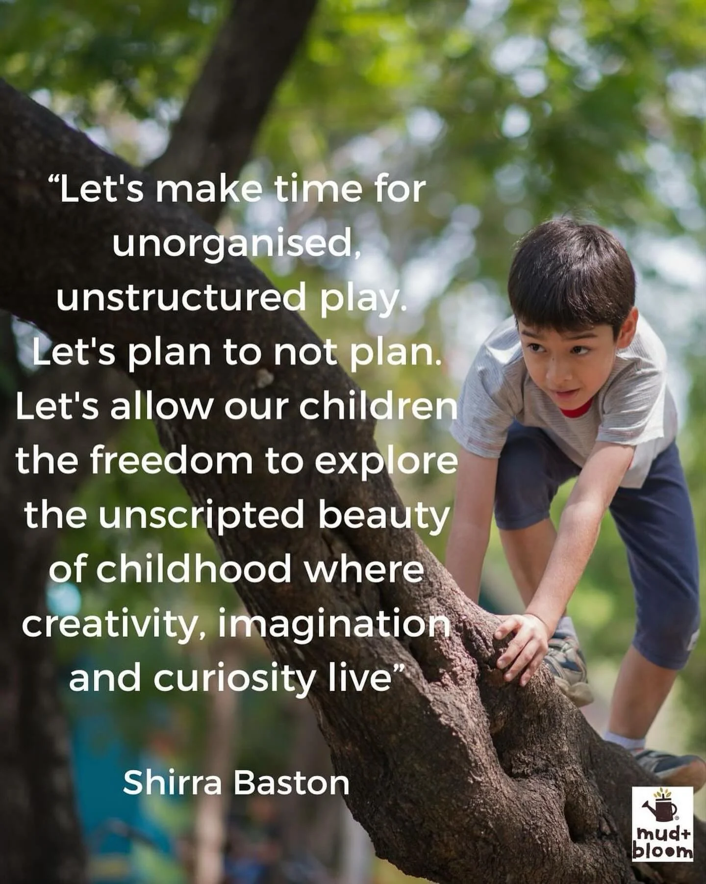 Sometimes the most meaningful moments happen when nothing is planned. Space to play, create, imagine and just be - this is where childhood magic lives 🌿

#unstructuredplay #mudandbloom #natureplay #childhoodunplugged #letthembelittle
