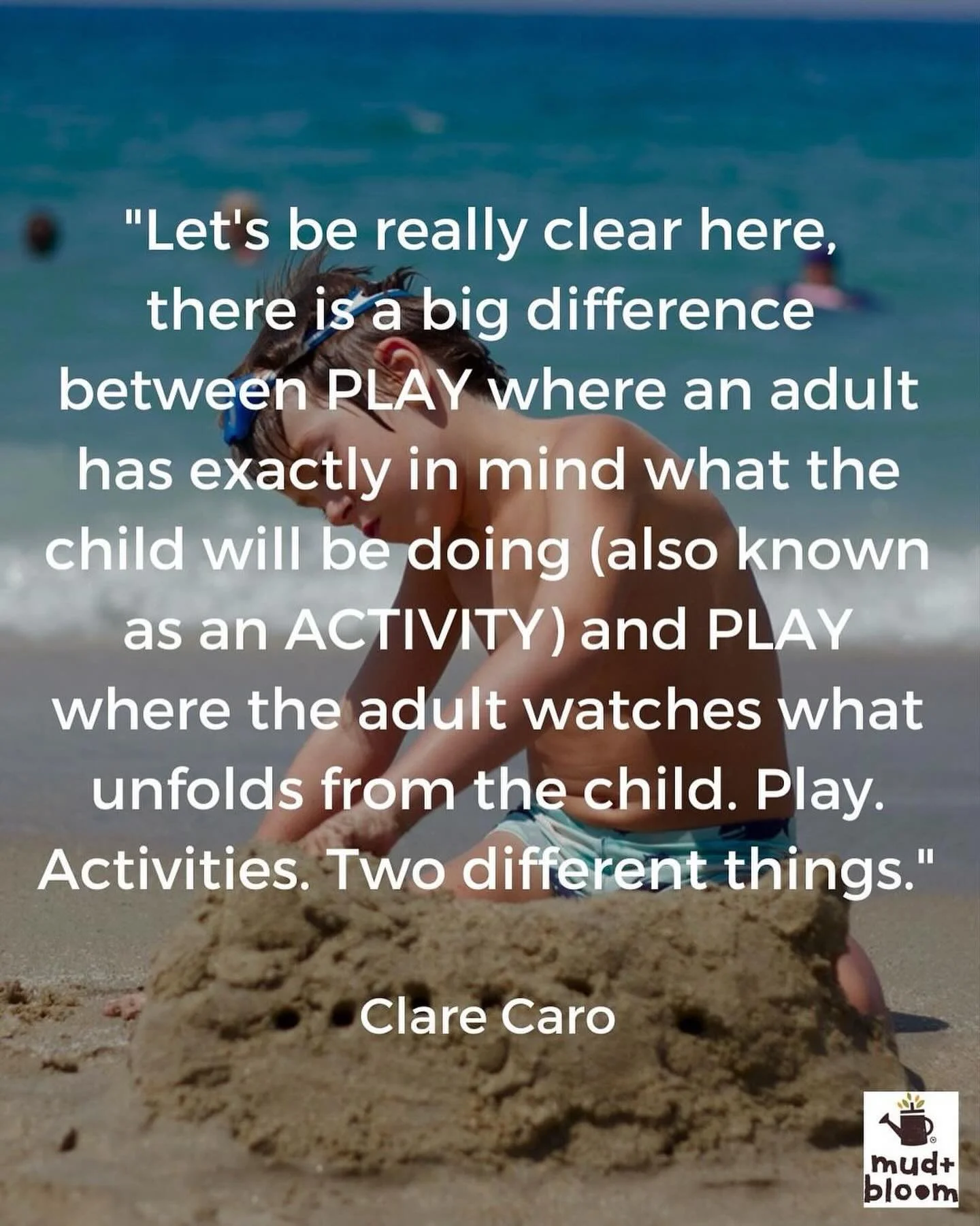 Play and activities are not the same thing.
An activity begins with the adult&rsquo;s idea.
Play begins with the child&rsquo;s curiosity.
When we step back a little&hellip;
When we resist directing&hellip;
When we simply watch what unfolds&hellip;
Ch