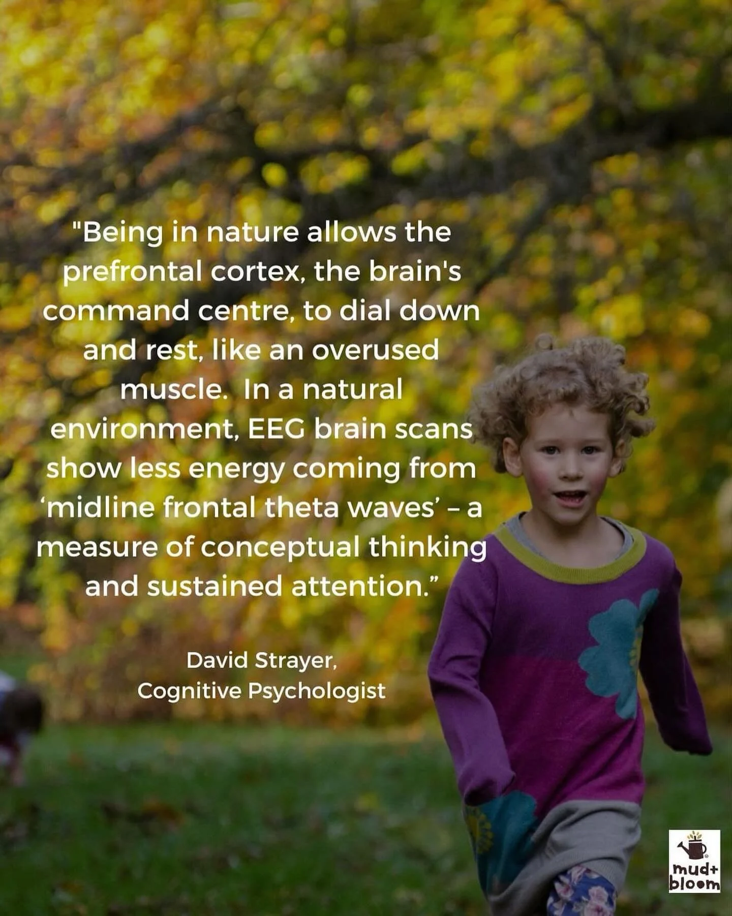 When we step outside, our brains find a gentler rhythm. For children, time in nature isn&rsquo;t just play, it&rsquo;s restoration. Among the trees and soil, their focus softens, curiosity awakens, and calm returns.

💚 This is one of the many reason