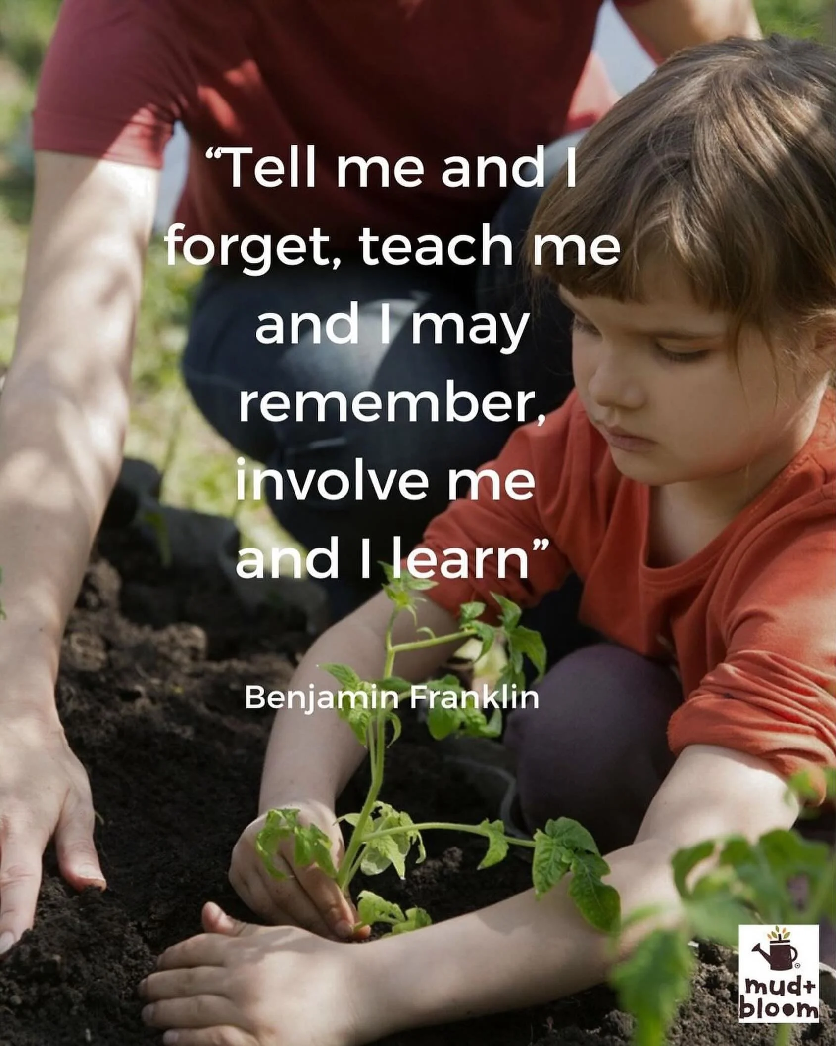 &ldquo;Tell me and I forget. Teach me and I remember. Involve me and I learn.&rdquo; Benjamin Franklin

This quote is a great reminder of the power of hands-on learning. Children truly learn best when they&rsquo;re involved in the process and they ca