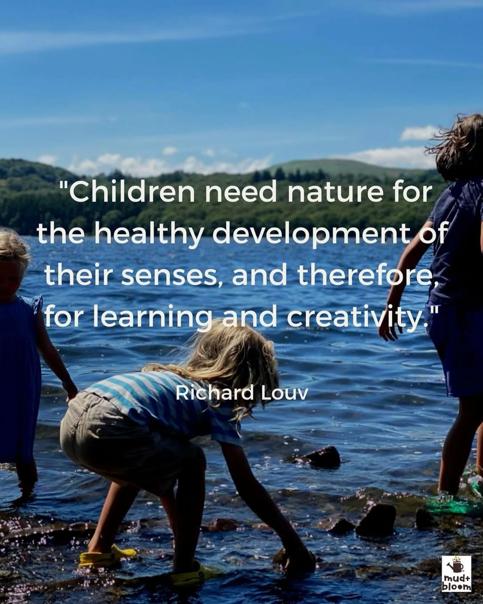 &ldquo;Children need nature for the healthy development of their senses, and therefore, for learning and creativity&rdquo;
Richard Louv

#richardlouv #childhoodunplugged #naturebasedlearning #learningthroughnature #outdoorlearning