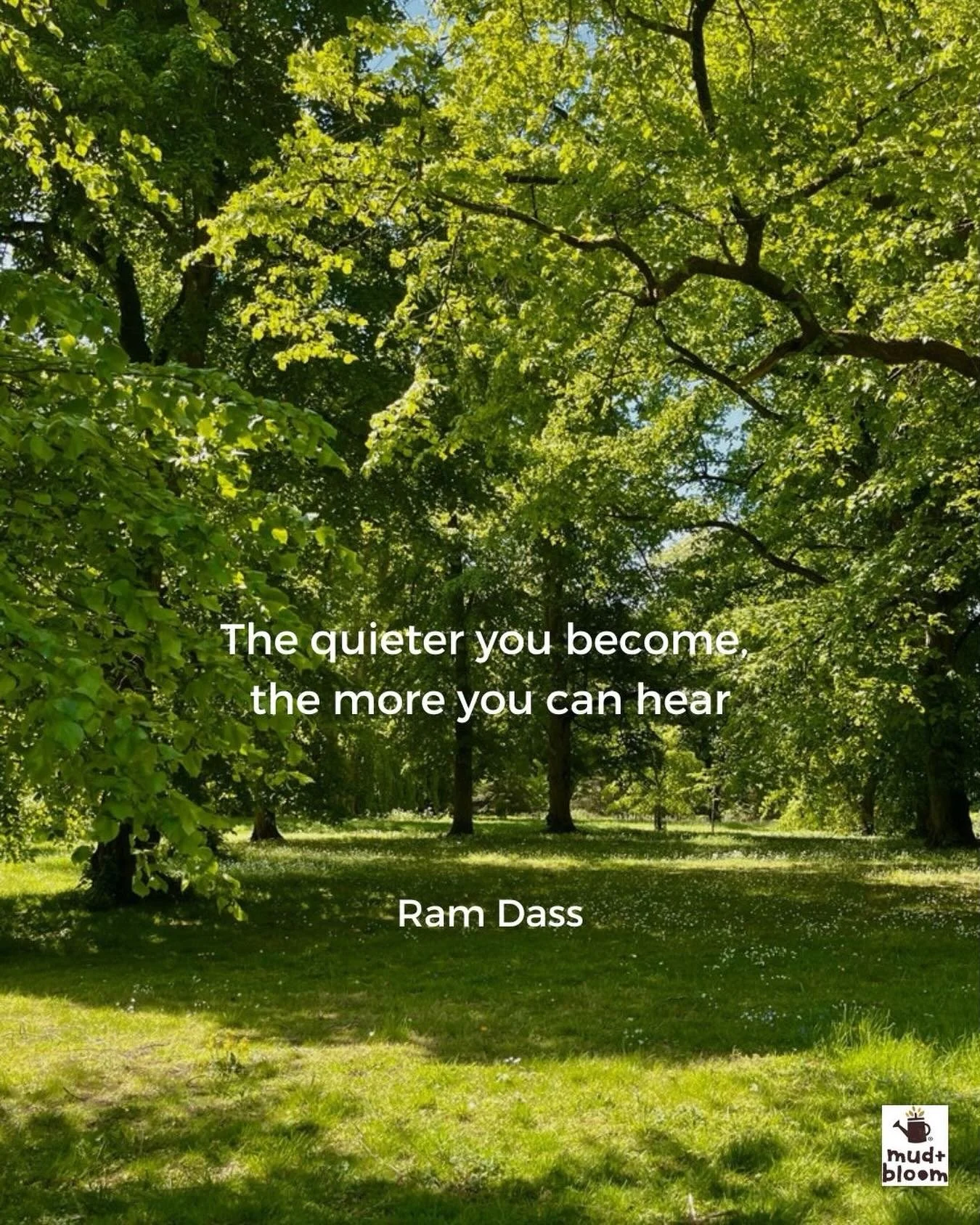 &ldquo;The quieter you become, the more you can hear.&rdquo;Ram Dass

#mudandbloom #slowchildhood #childhoodunplugged #naturecraftsforkids #outdoorchildhood