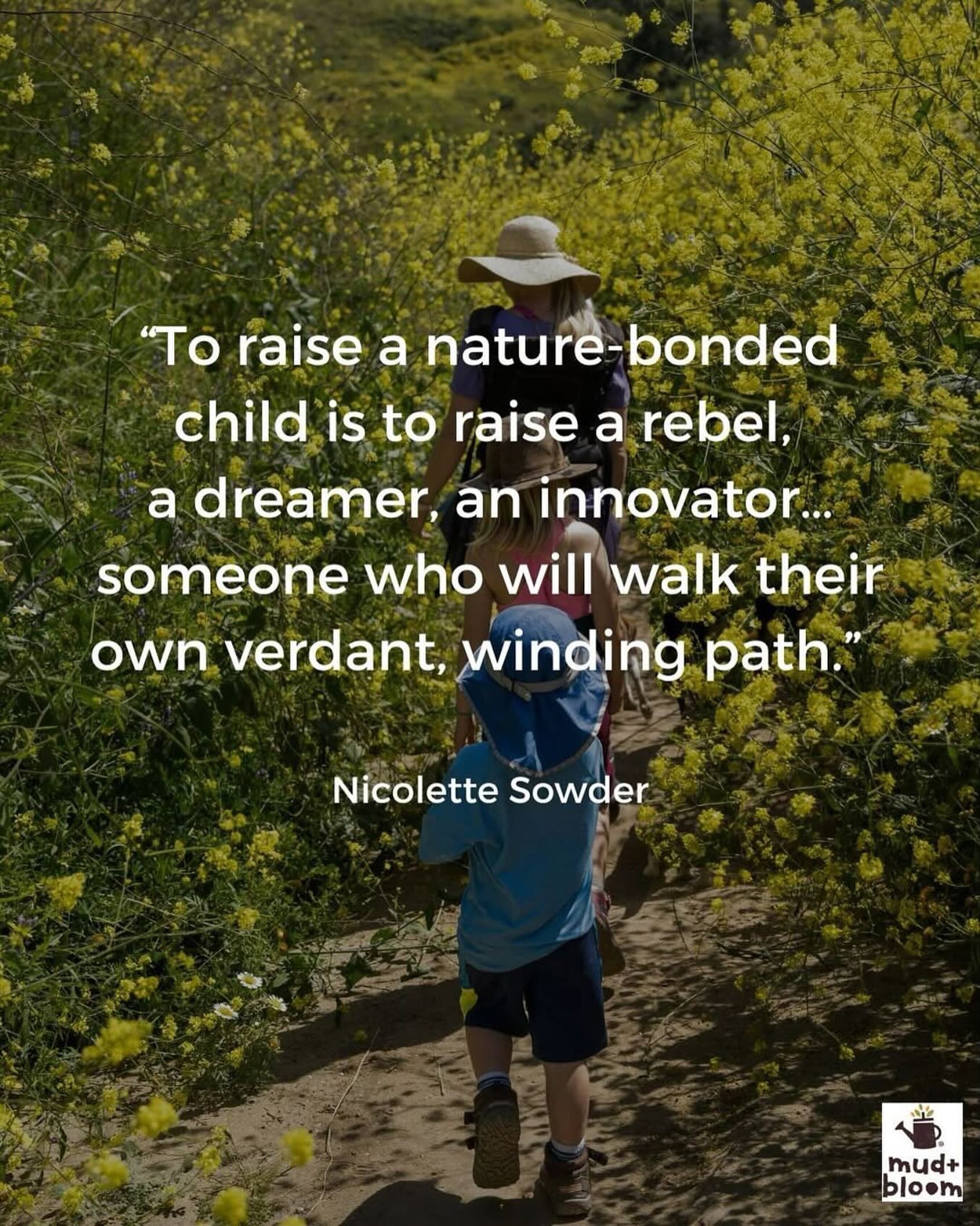 &ldquo;To raise a nature-bonded child is to raise a rebel, a dreamer, an innovator&hellip; someone who will walk their own verdant, winding path.&rdquo; 
Nicolette Sowder 

#natureconnection #connectingchildrenwithnature #outdoorlearning #natureplay