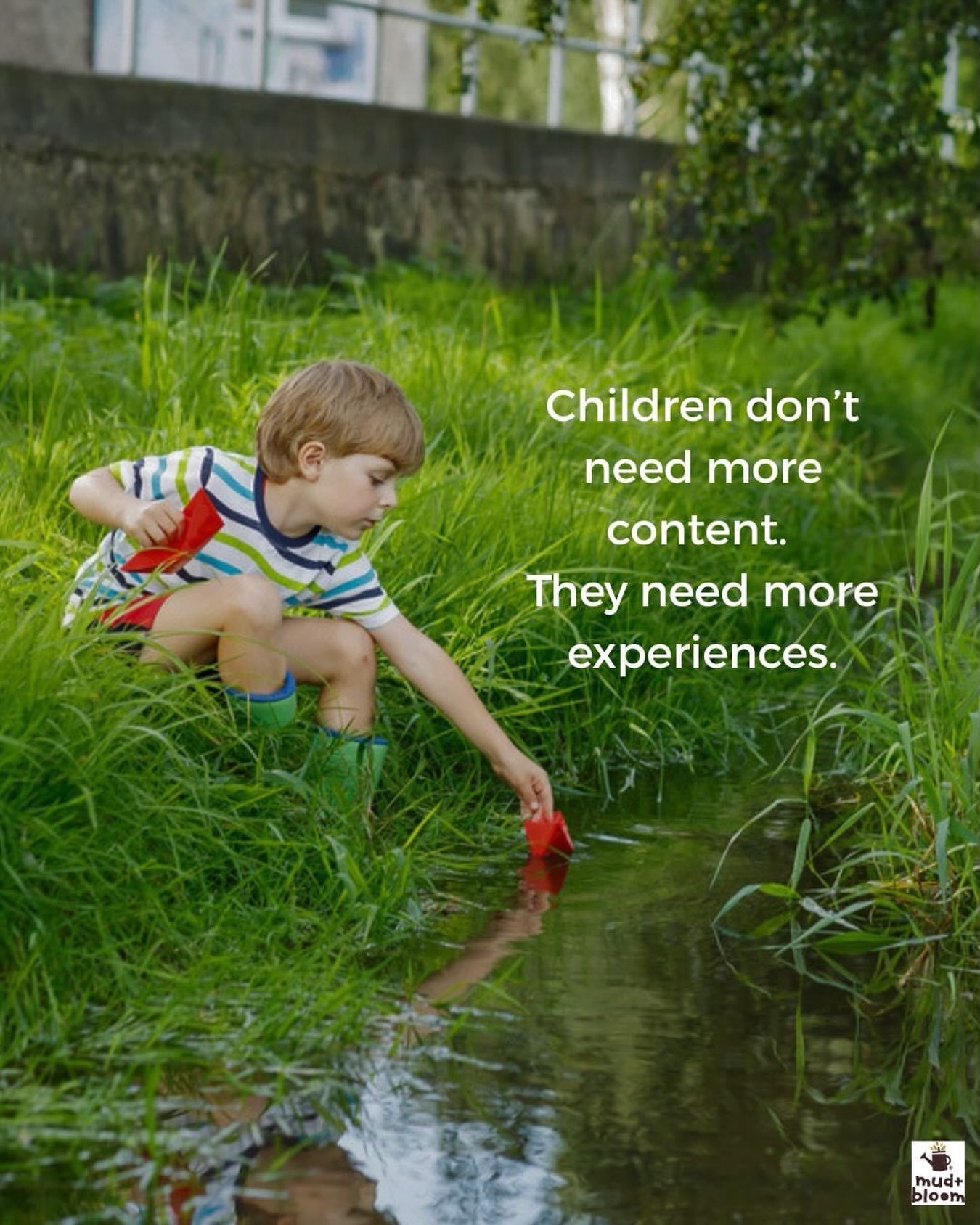 The best childhood memories are made through moments of curiosity, freedom and discovery. 🌿💛

#ChildhoodUnplugged #OutdoorKids #NaturePlay #LearningThroughPlay #mudandbloom