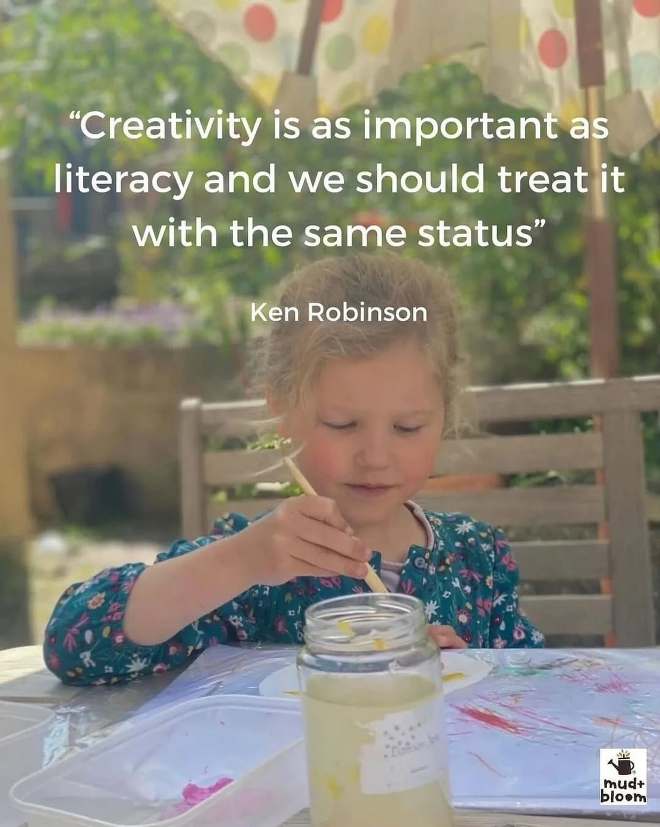 Creativity isn&rsquo;t an extra - it&rsquo;s an essential part of how children learn, explore and make sense of the world 🎨🌿✨

#creativekids #learningthroughplay #natureplay #creativelearning #mudandbloom