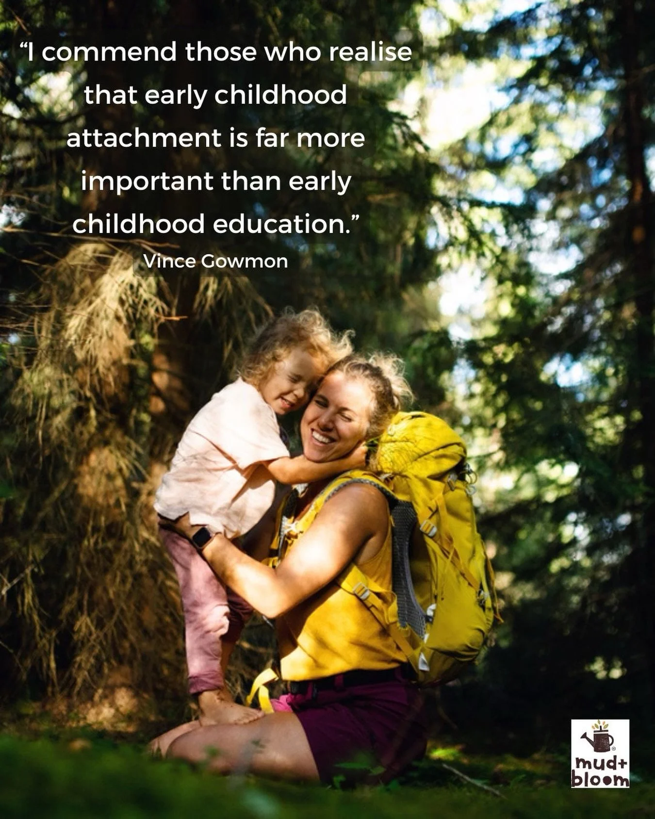 Connection comes first 💛 
Childhood is about feeling safe, loved and deeply connected.

#childhood #attachment #connectedparenting #mudandbloom #childhoodunplugged