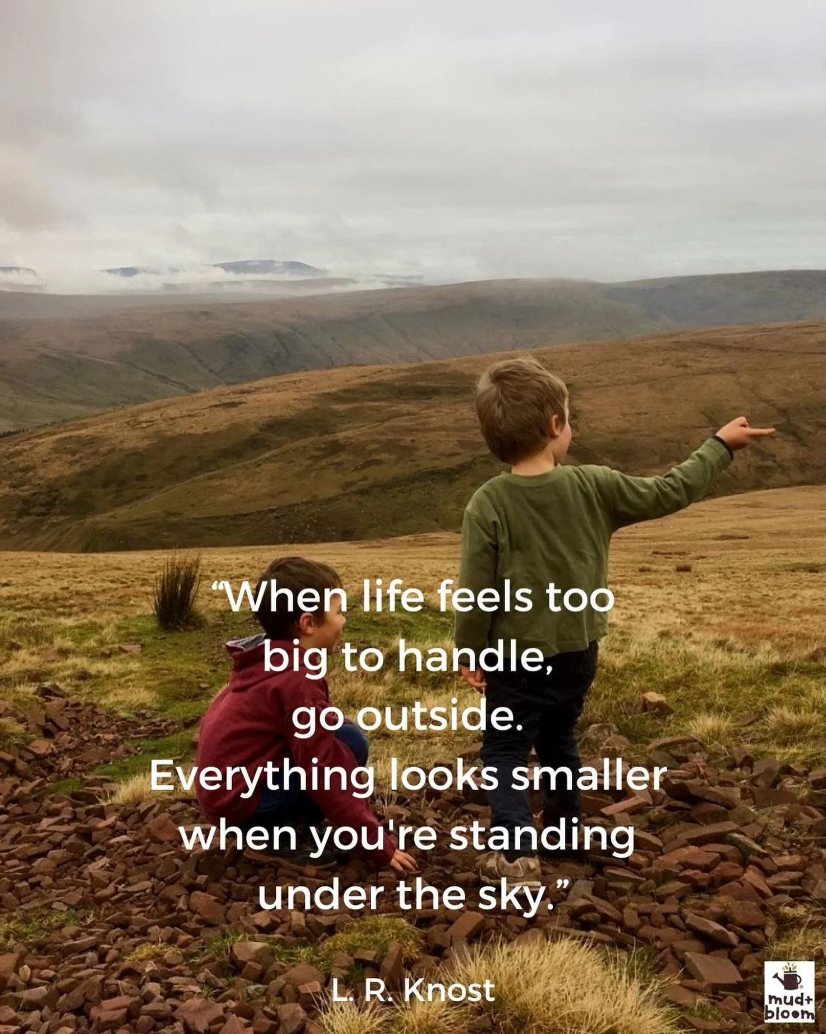 Sometimes, stepping outside is enough to make everything feel a little lighter. 🌿💛

#natureconnection #childhoodinnature #outdoorchildhood #natureheals #mudandbloom