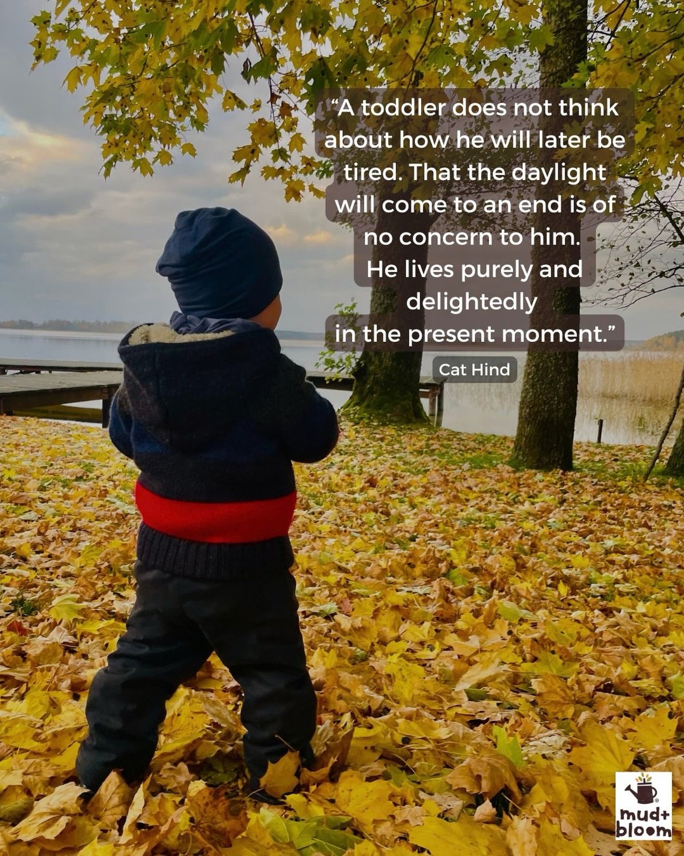Perhaps children know something we&rsquo;ve forgotten. 💛

#childhoodunplugged #beingpresent #naturechildren #slowchildhood #mudandbloom