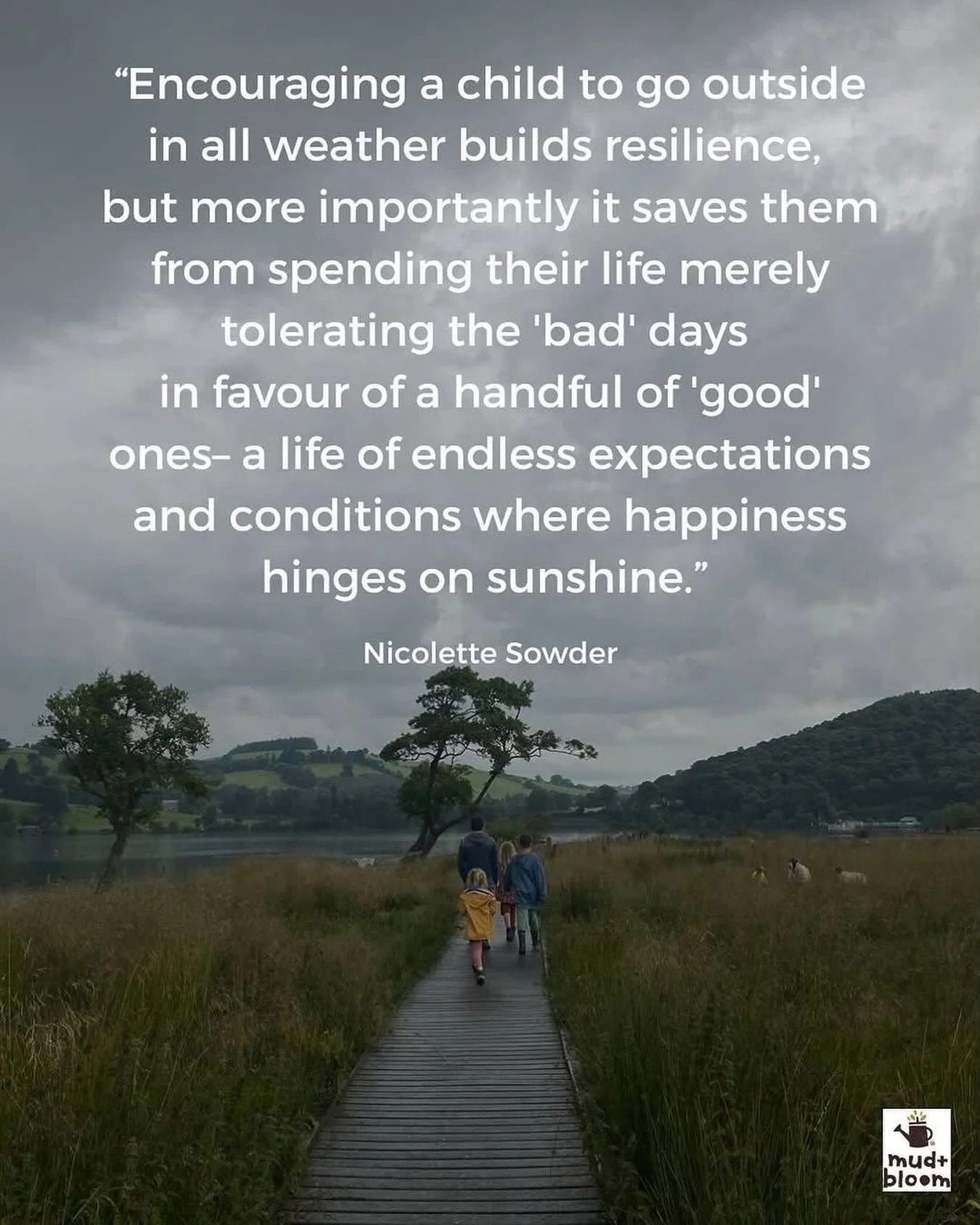 There&rsquo;s no such thing as a bad day to get outside. 🌧️🍂💛

#outdoorchildren #childhoodunplugged #naturekids #outdoorlearning #mudandbloom